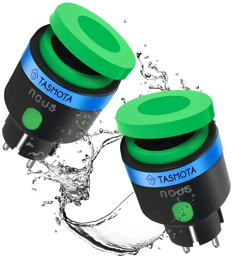 set 2 prize inteligente wifi pentru exterior nous a6t, ip44, 16a - tasmota - imagine 13